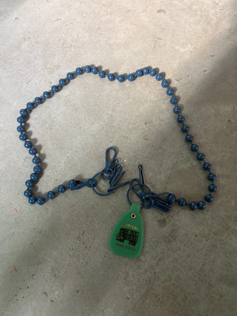Kapital Beeded Wallet Chain